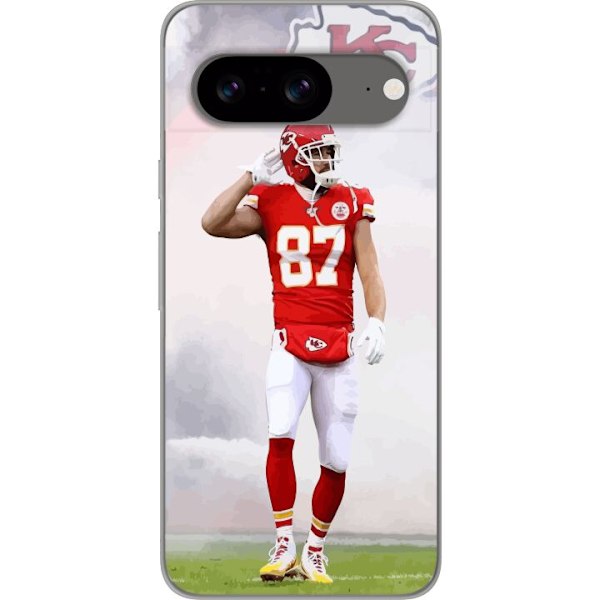 Google Pixel 8 Läpinäkyvä kuori Travis Kelce