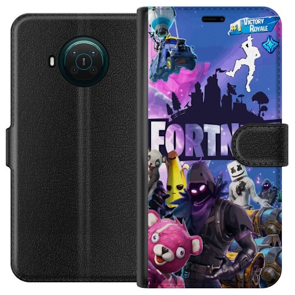 Nokia X10 Tegnebogsetui Fortnite