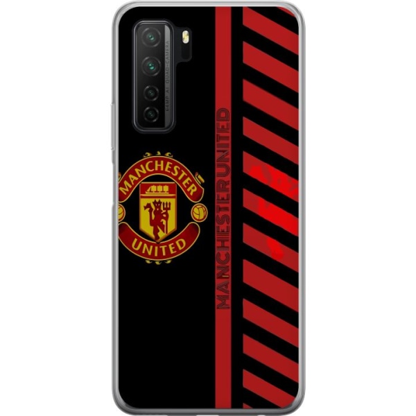 Huawei P40 lite 5G Läpinäkyvä kuori Manchester United
