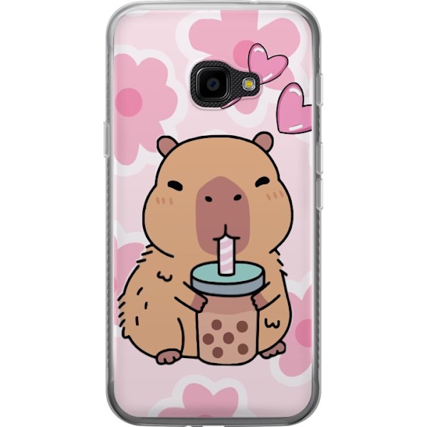 Samsung Galaxy Xcover 4 Läpinäkyvä kuori Kawaii Capybara Sydän Anime-tyyli Söpö Suunnittelu Eläinaihe TikTok Suosittu Lahja Tyttö