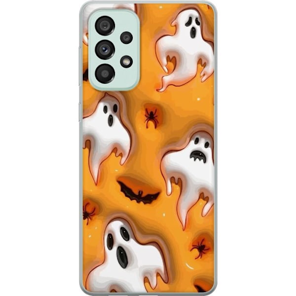 Samsung Galaxy A73 5G Genomskinligt Skal Halloween 3D 2024