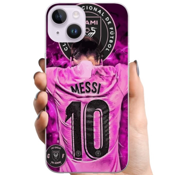Apple iPhone 15 TPU Matkapuhelimen kuori Lionel Messi (Inter M