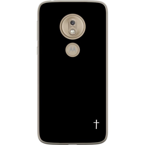 Motorola Moto G7 Play Gennemsigtig cover Kors