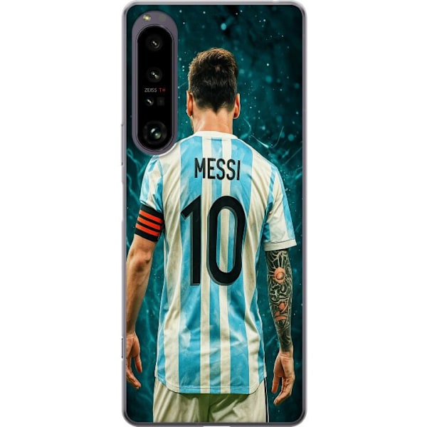 Sony Xperia 1 IV Läpinäkyvä kuori Messi