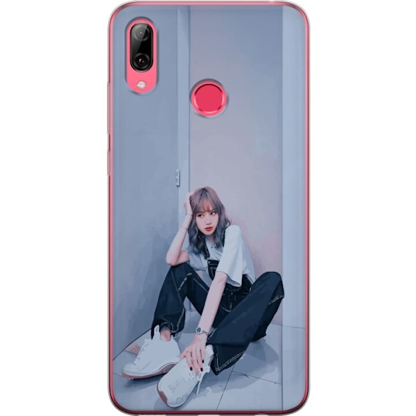 Huawei Y7 (2019) Genomskinligt Skal Lisa from Blackpink – K-pop Style Icon