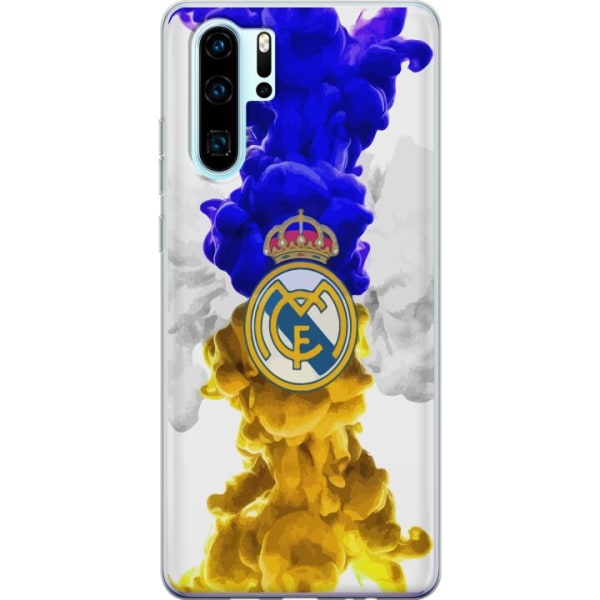 Huawei P30 Pro Genomskinligt Skal Real Madrid Färger
