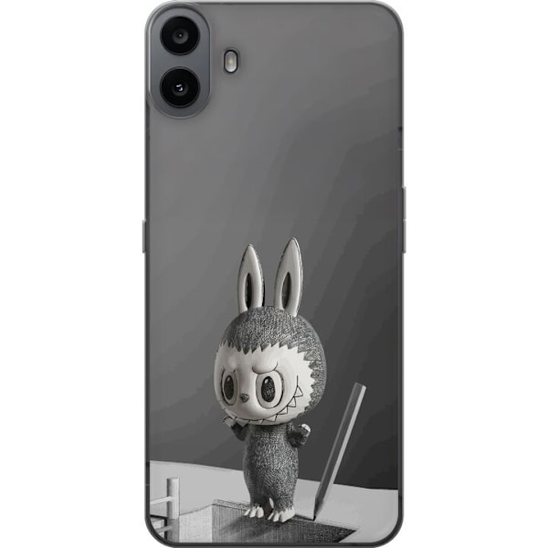 Nothing CMF Phone 1 Läpinäkyvä kuori Pop Mart MEGA LABUBU L