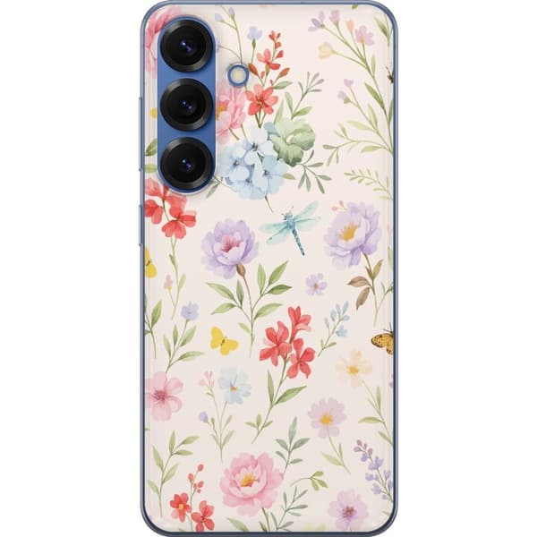 Kompatibelt Mobildeksel til Samsung Galaxy S25+ Blomster