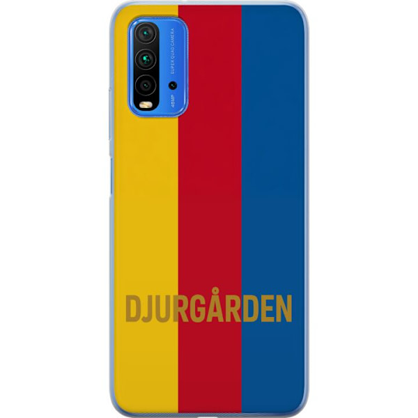 Xiaomi Redmi Note 9 4G Läpinäkyvä kuori Djurgården – jalkapallo
