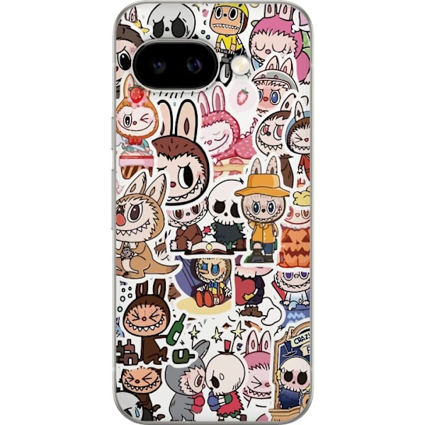 Google Pixel 9a Genomskinligt Skal Labubu All-Stars – POP MA