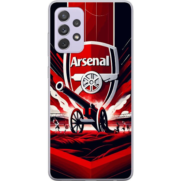 Samsung Galaxy A52s 5G Läpinäkyvä kuori Arsenal