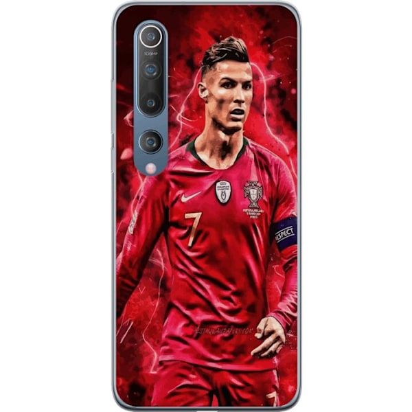 Xiaomi Mi 10 5G Gennemsigtig cover Ronaldo Færdigheder - CR7
