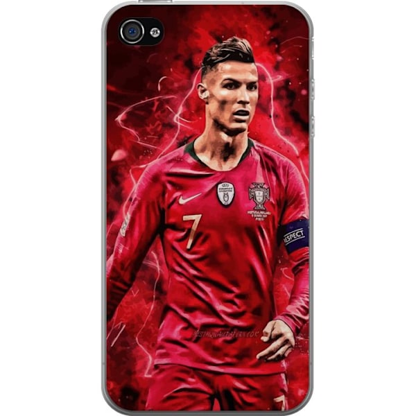 Apple iPhone 4s Genomskinligt Skal Ronaldo Skills – CR7 Design för Äkta Supporters