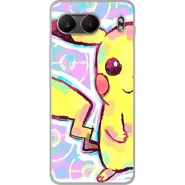 OnePlus Nord 4 Läpinäkyvä kuori Pikachu 3D