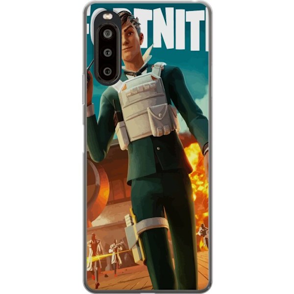 Sony Xperia 10 II Gennemsigtig cover Fortnite