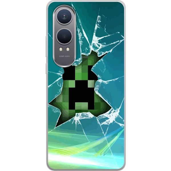 OnePlus Nord CE4 Lite Genomskinligt Skal MineCraft