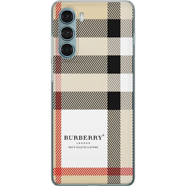 Motorola Moto G200 5G Gjennomsiktig deksel Burberry