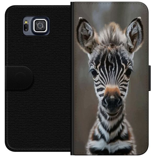 Samsung Galaxy Alpha Plånboksfodral Giraff Djurmotiv Afrika Natur Grafiskt Motiv Savann Vilda Djur Populär Väggkonst Exotiskt Tema