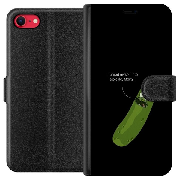 Apple iPhone 16e Lompakkokotelo Pickle Rick