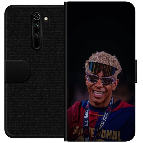 Xiaomi Redmi Note 8 Pro  Tegnebogsetui Lamine Yamal mobiltaske i elegant sportsdesign