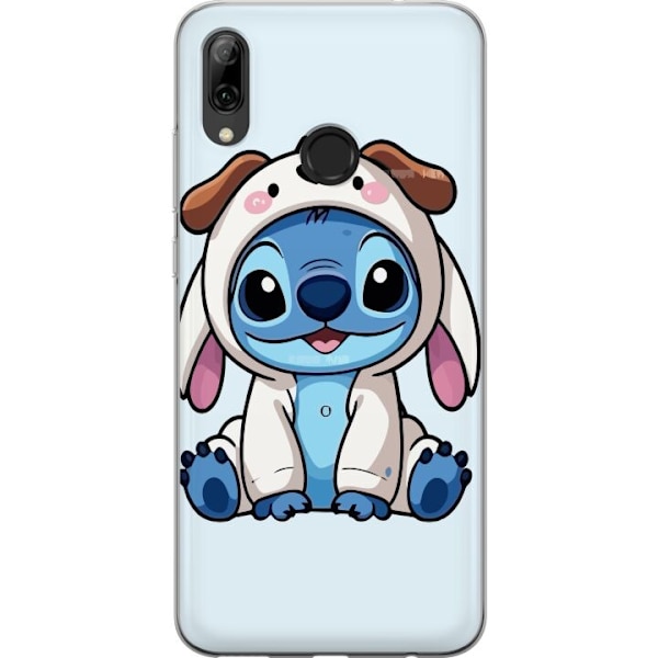 Huawei P smart 2019 Läpinäkyvä kuori Stitch Koirapuku Lilo & Stitch Disney Hauska Design Sininen Avaruusolento Sarjakuva Hahmo Suosittu Lapsille Su