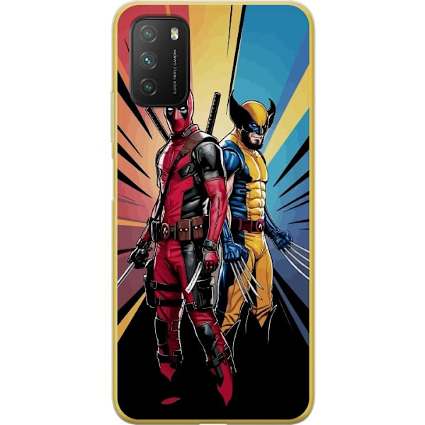 Xiaomi Poco M3  Läpinäkyvä kuori Wolverine