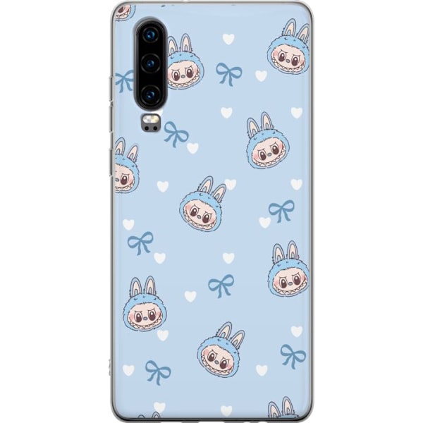 Huawei P30 Läpinäkyvä kuori Labubu Tuli Henki