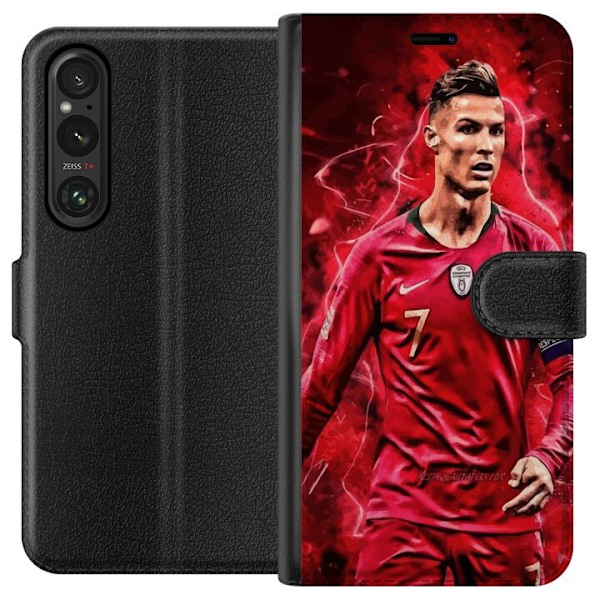Sony Xperia 1 VI Lommeboketui Ronaldo Ferdigheter - CR7 Design