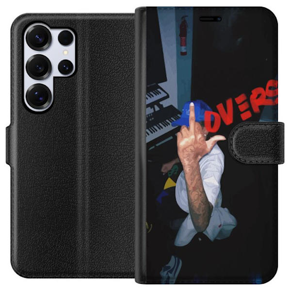 Samsung Galaxy S25 Ultra Lompakkokotelo Rakkaus Mystiikka Suunnittelu Romanttinen Motiivi Suosittu Graafinen Kuviointi Muoti Tyyli