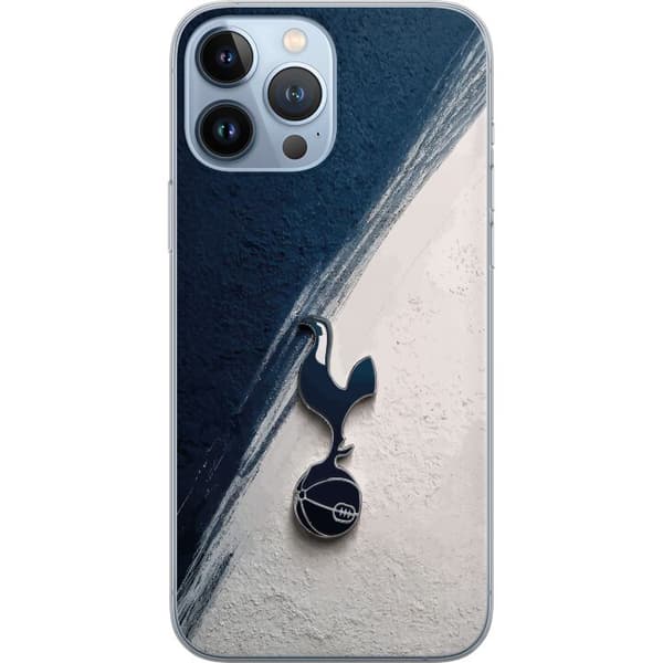 Kompatibel Mobilcover til Apple iPhone 13 Pro Max Tottenham Hotspur-emblem i minimalistisk mørk design blå