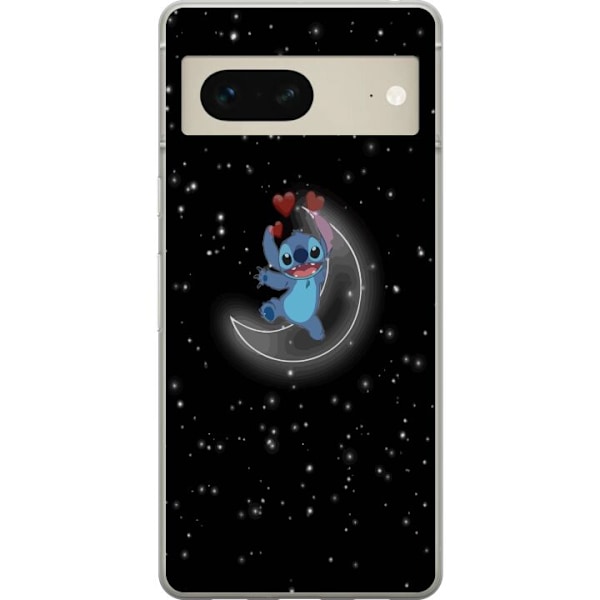 Google Pixel 7 Genomskinligt Skal Stitch