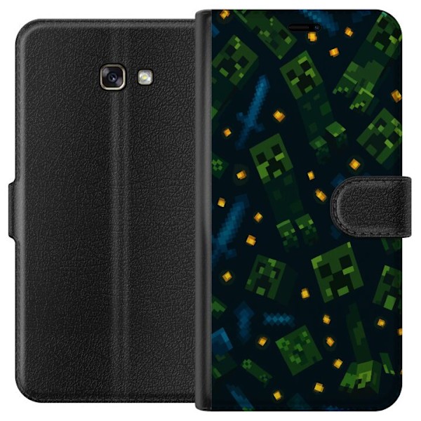 Samsung Galaxy A3 (2017) Plånboksfodral Minecraft Dungeons Mob