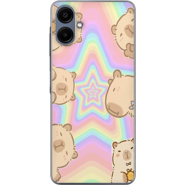 Samsung Galaxy A06 Läpinäkyvä kuori Kawaii Capybara Galaxy