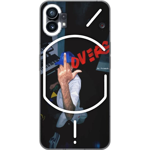 Nothing Phone (1) Läpinäkyvä kuori Rakkaus Mystiikka Suunnittelu Romanttinen Motiivi Suosittu Graafinen Kuviointi Muoti Tyyli