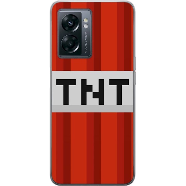 OnePlus Nord N300 Läpinäkyvä kuori Minecraft TNT