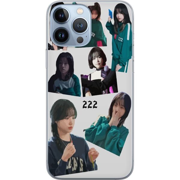 Kompatibelt Mobildeksel til Apple iPhone 13 Pro Max Squid Game 222 Netflix-serie maske