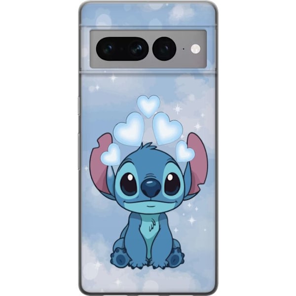 Google Pixel 7 Pro Läpinäkyvä kuori Stitch Hyppäävä Ilo - Hauska Suunnittelu Lahjalle