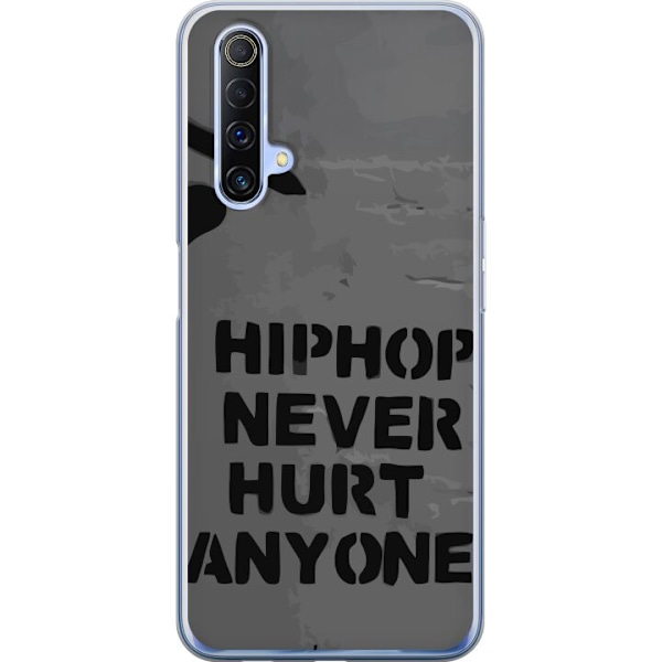 Realme X50 5G Gjennomsiktig deksel Hip Hop Skader Aldri Noen Sitat Streetwear Musikk Livsstil Grafisk Tekstmotiv Populær Kultur