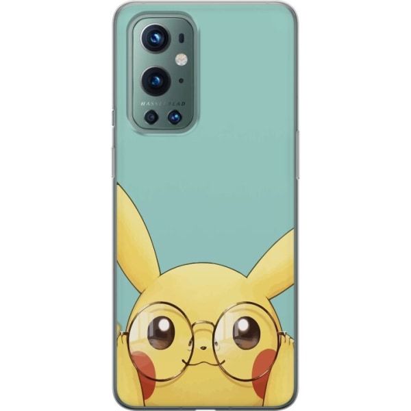 OnePlus 9 Pro Gennemsigtig cover Pikachu briller
