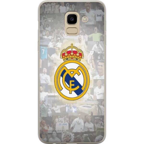 Samsung Galaxy J6 Genomskinligt Skal Real Madrid