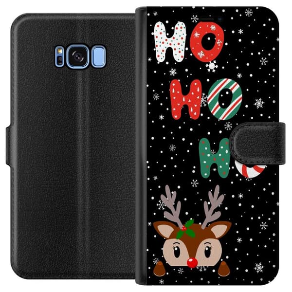 Kompatibelt Plånboksfodral till Samsung Galaxy S8 HO HO HO