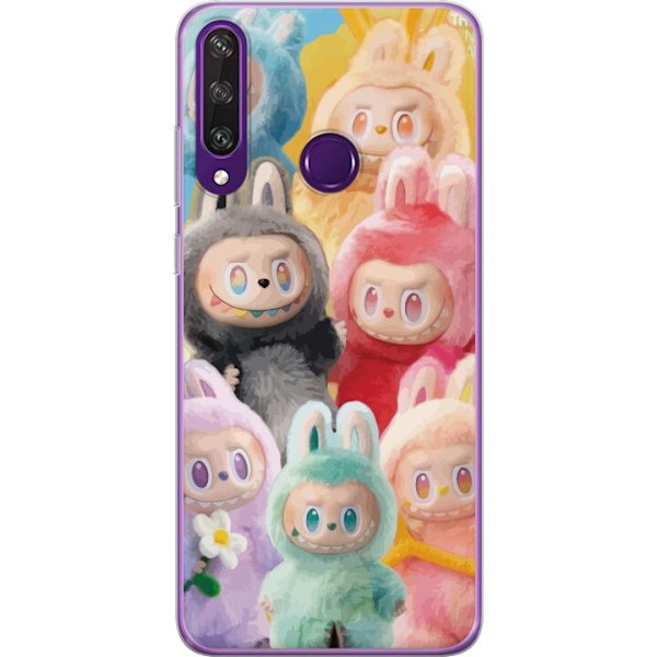 Huawei Y6p Läpinäkyvä kuori Labubu Luonnos Tyyli