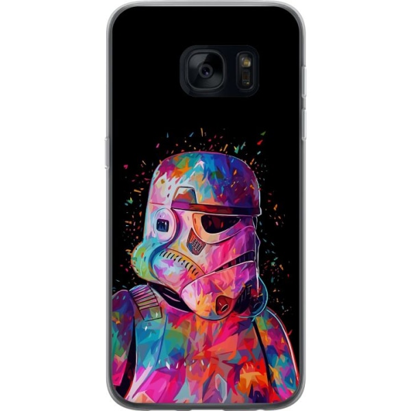 Samsung Galaxy S7 Gjennomsiktig deksel Star Wars Stormtrooper
