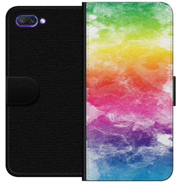 Honor 10 Tegnebogsetui Vandfarvet Fade