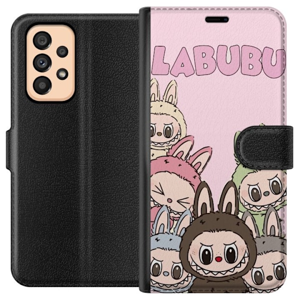 Samsung Galaxy A53 5G Lompakkokotelo Labubu Classics