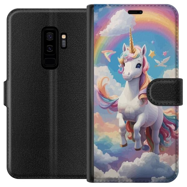 Kompatibelt Plånboksfodral till Samsung Galaxy S9+ Enhörning