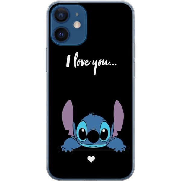 Kompatibel Mobilcover til Apple iPhone 12 mini Stitch Jeg Elsker Dig