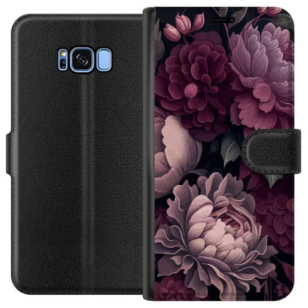 Kompatibelt Lommeboketui til Samsung Galaxy S8 Blommor