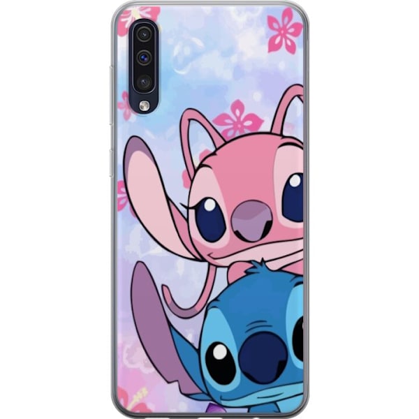 Samsung Galaxy A50 Genomskinligt Skal Stitch & Angel