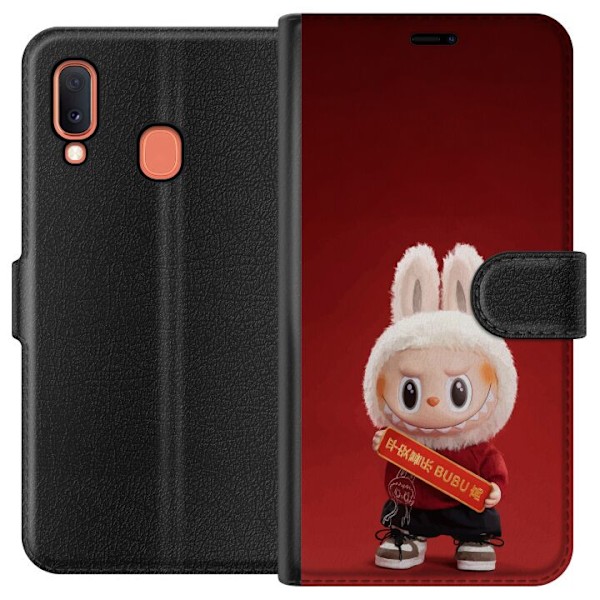 Samsung Galaxy A20e Tegnebogsetui Pop Mart The Monsters Labubu